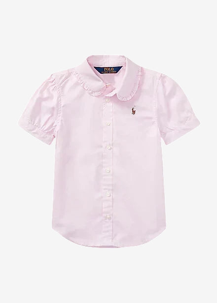 Ralph Lauren | Camisa Oxford Rosa para bebé niña 18 m